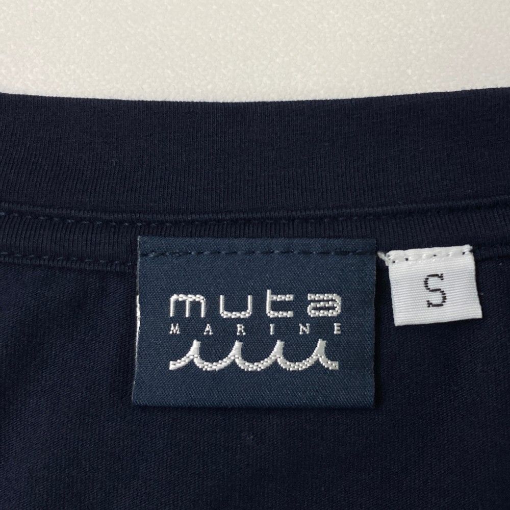 サイズ：S MUTA MARINE ムータマリン 半袖Tシャツ ネイビー系