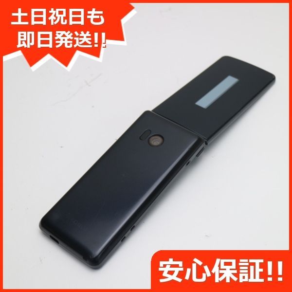 良品中古 SH-02L AQUOS ケータイ ブラック スマホ 本体 白ロム 中古 土日祝発送OK 02000