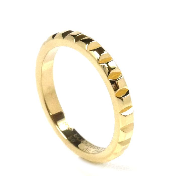Boucheron ブシュロン K18YG イエローゴールド キャトル クルド パリ ミディアム リング 指輪 JAL0008 10号 50 3.5g レディース