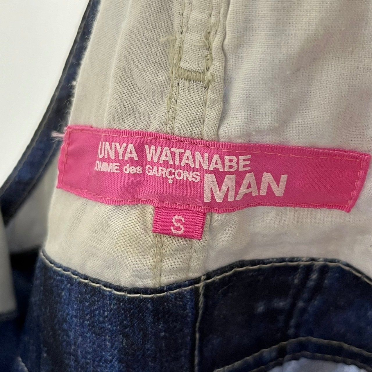 JUNYA WATANABE MAN PINK ジュンヤワタナベマンピンク 12SS デニム転写