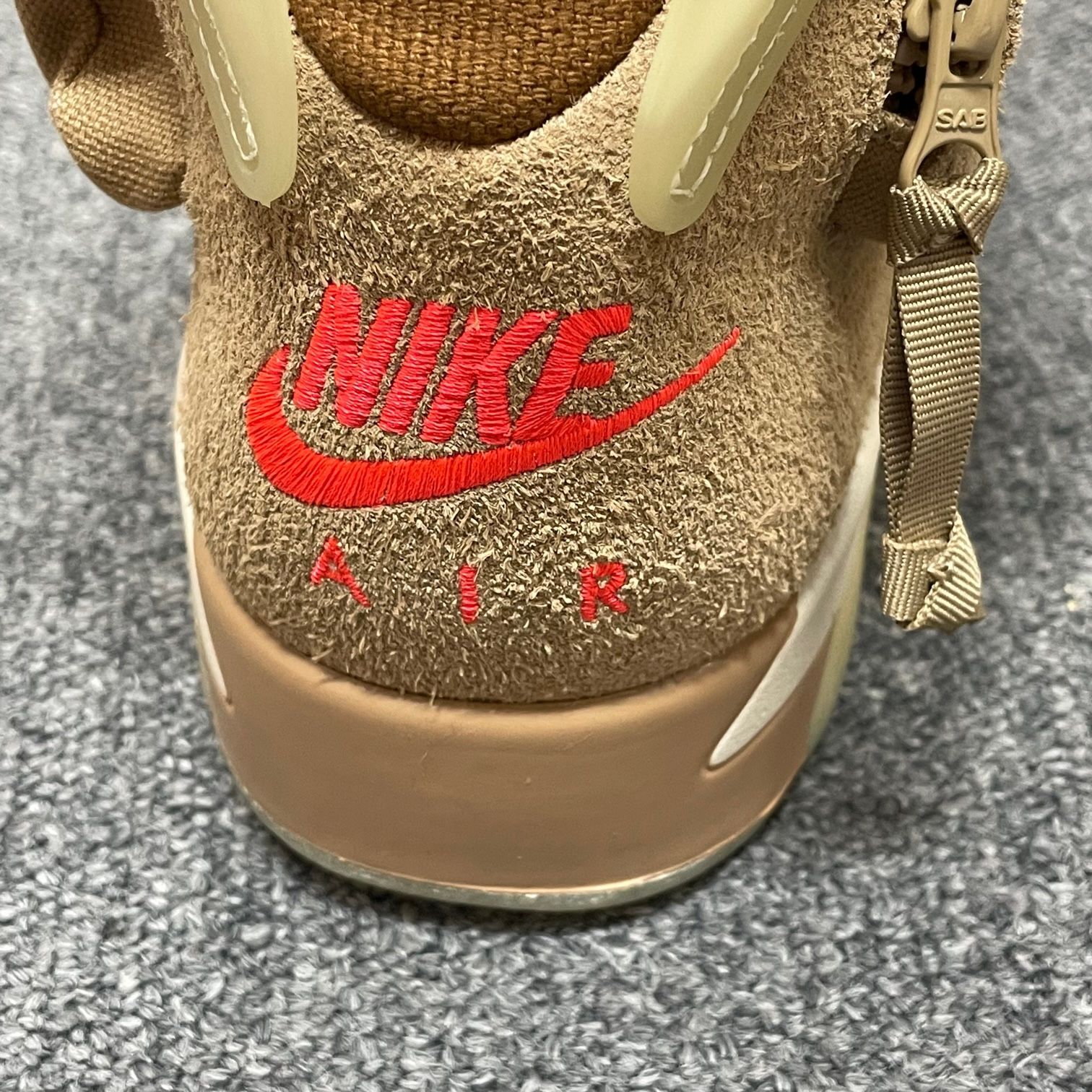 国内正規 美品 Travis Scott × Nike Air Jordan 6 British Khaki 
