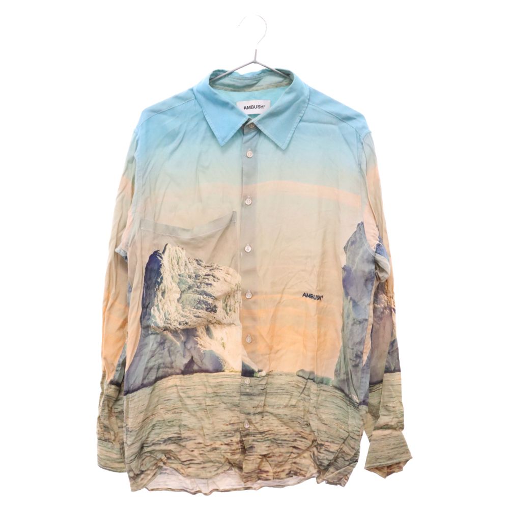 AMBUSH (アンブッシュ) ICEBERG Rayon L/S Shirt レーヨン長袖シャツ マルチカラー 12111820