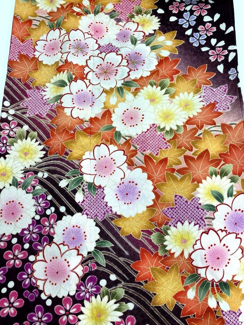 振袖 豪華 ラメ刺繍 紋意匠 身丈164cm - メルカリ