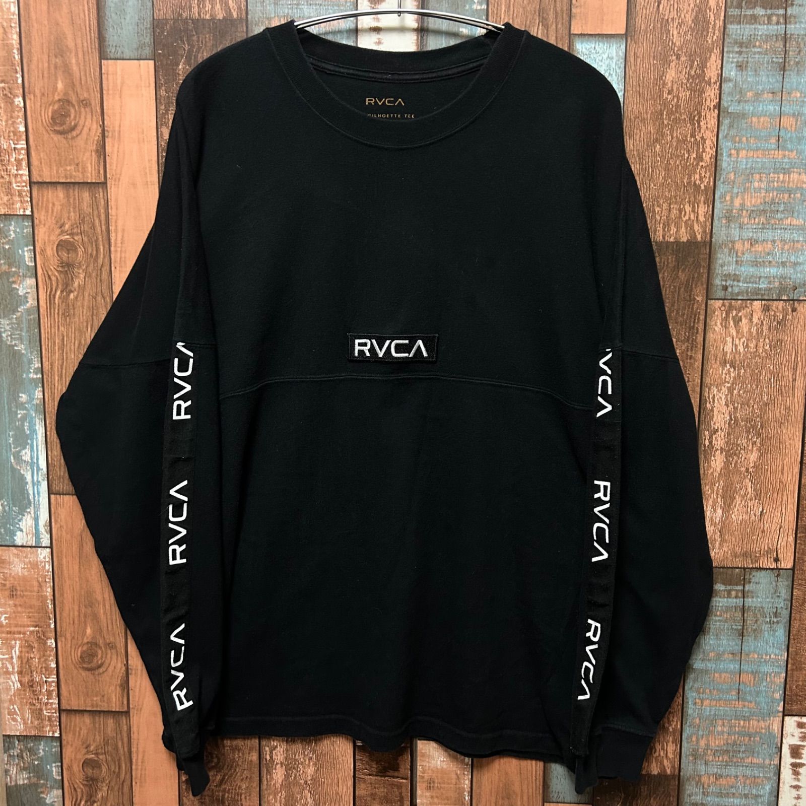 RVCA ロゴテープ ロンT 【公式通販】