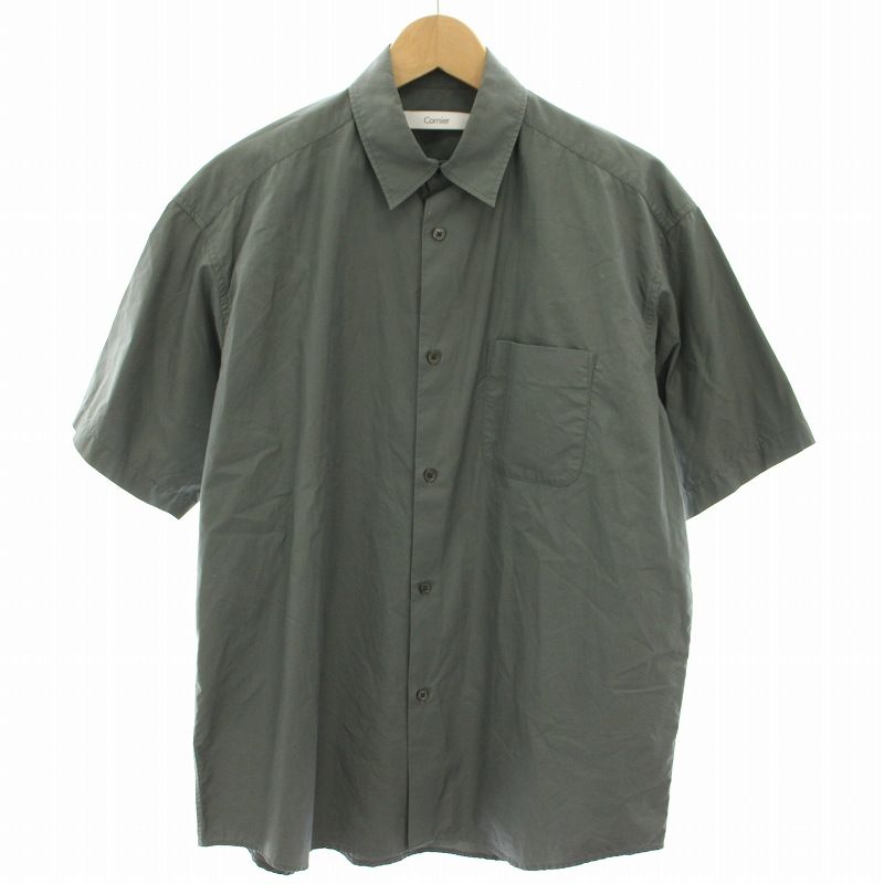 Cornierフィンクスコットンシャツ 半袖　Mサイズ FINX COTTON SHIRTS HALF SLEEVE｜MINT – Cornier