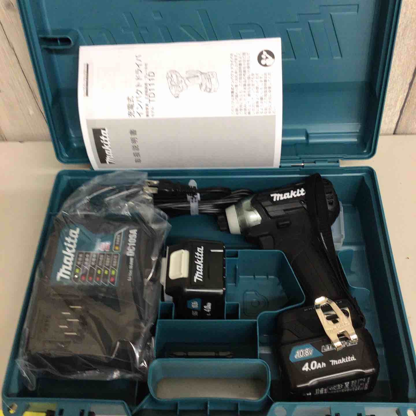 マキタ makita コードレス インパクトドライバー TD111DSMXB フルセット インパクト ブラック 黒 純正 純正品 充電式 戸田店