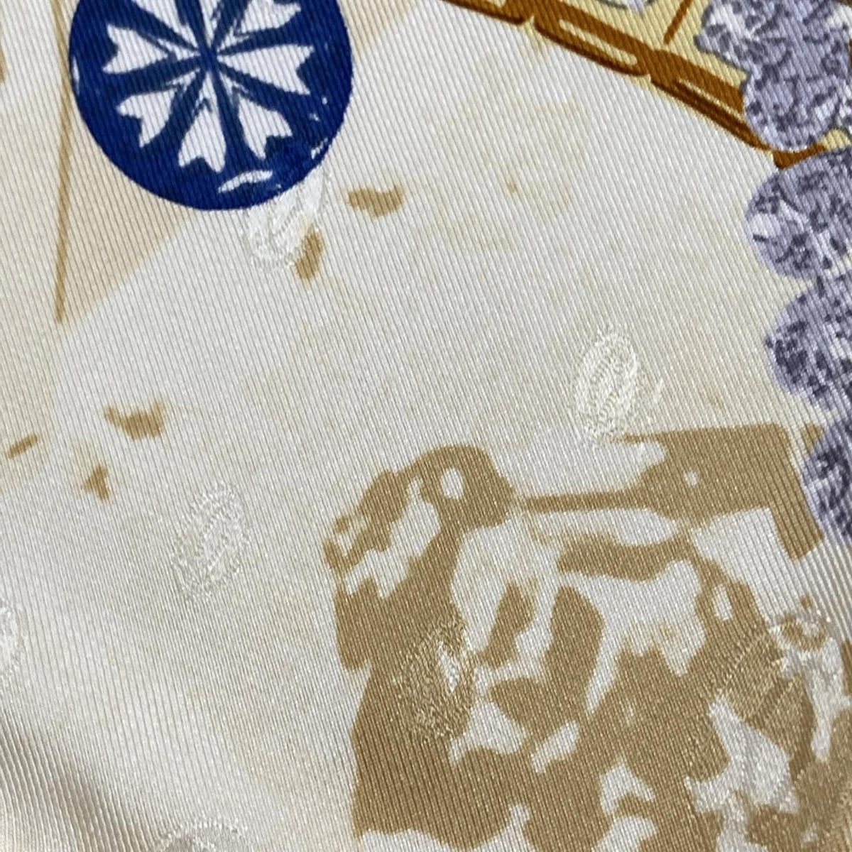 Cartier(カルティエ) スカーフ - ベージュ×ブラウン×マルチ ジュエリー  