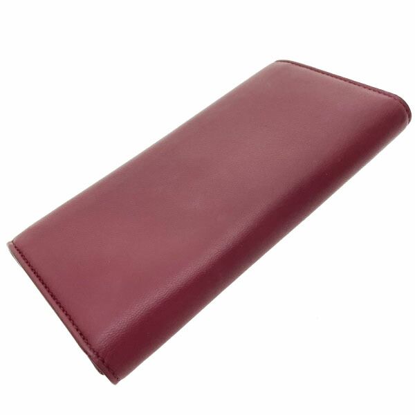  ボッテガヴェネタ 長財布 バイ 二つ折り長財布 レザー 革 ボルドー系 レッド系 赤 608260 BOTTEGA VENETA ファスナー長財布 財布 ロングウォレット ウォレット サイフ その他 折り財布