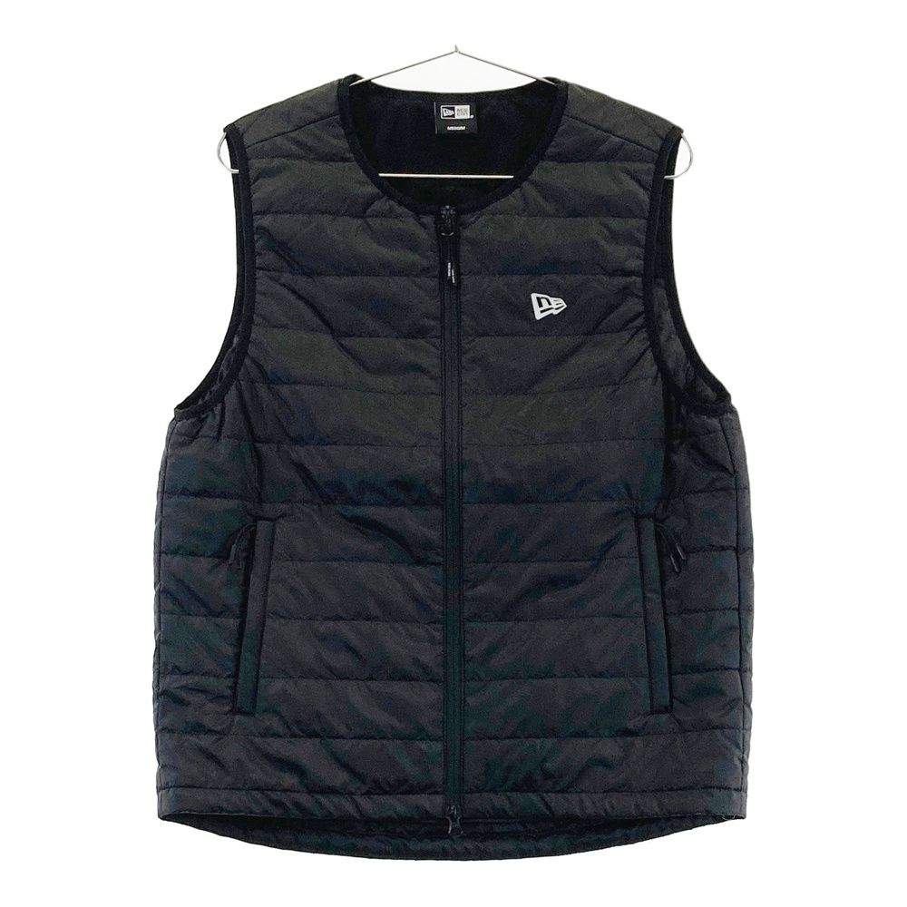 サイズ MEDIUM NEW ERA ニューエラ 中綿 ジップベスト ブラック系 240101478134 ゴルフウェア メンズ ストスト