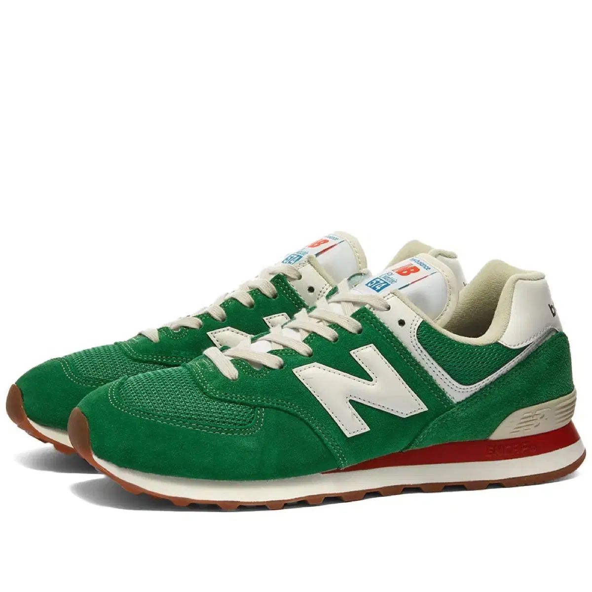 新品 New Balance(ニューバランス) 574 バーシティグリーン レッド 275