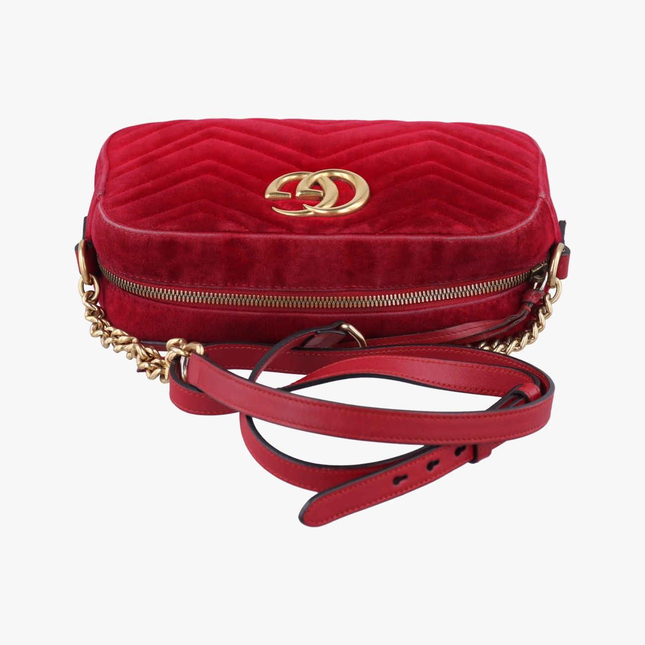 グッチGucciGGマーモントレッドベロア447632D025494458
