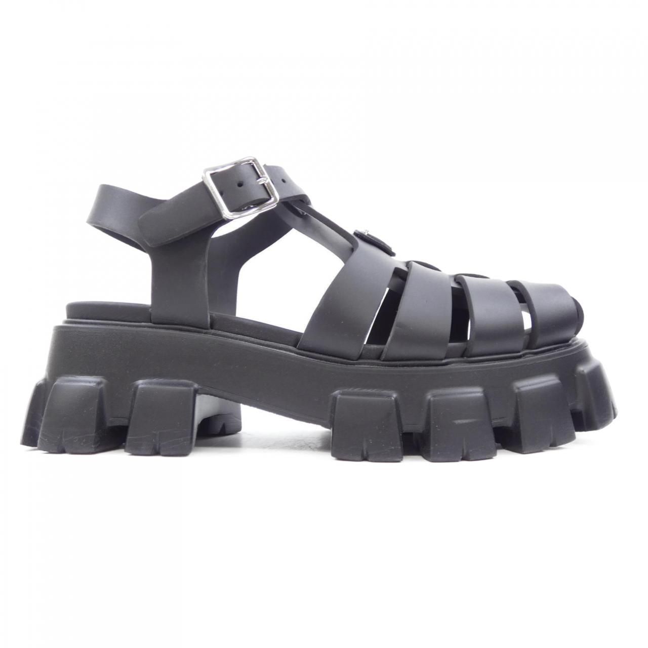 プラダ PRADA モノリス ラバーサンダル トライアングルロゴ 2X3083 サンダル