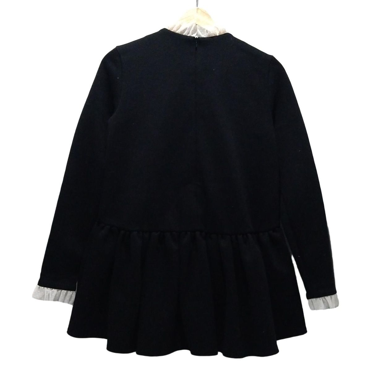 TSURU By MARIKO OIKAWA◆長袖カットソー/FREE/コットン/BLK/BL-2229240 TSURU By MARIKO OIKAWA(ツルバイマリコオイカワ) / 長袖