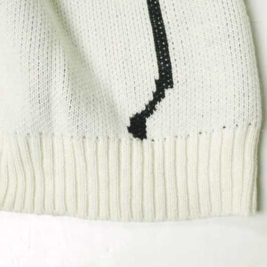 HELIOT EMIL エリオットエミル 17AW Face Knitted Sweater フェイス