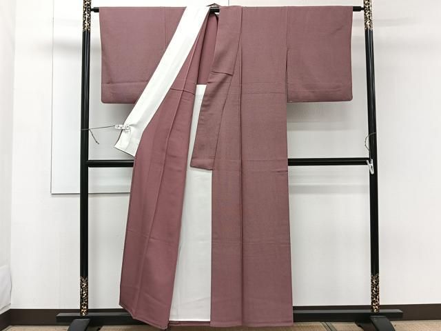 平和屋着物▽京友禅作家 堺映祥 小紋 単衣 霞文 正絹