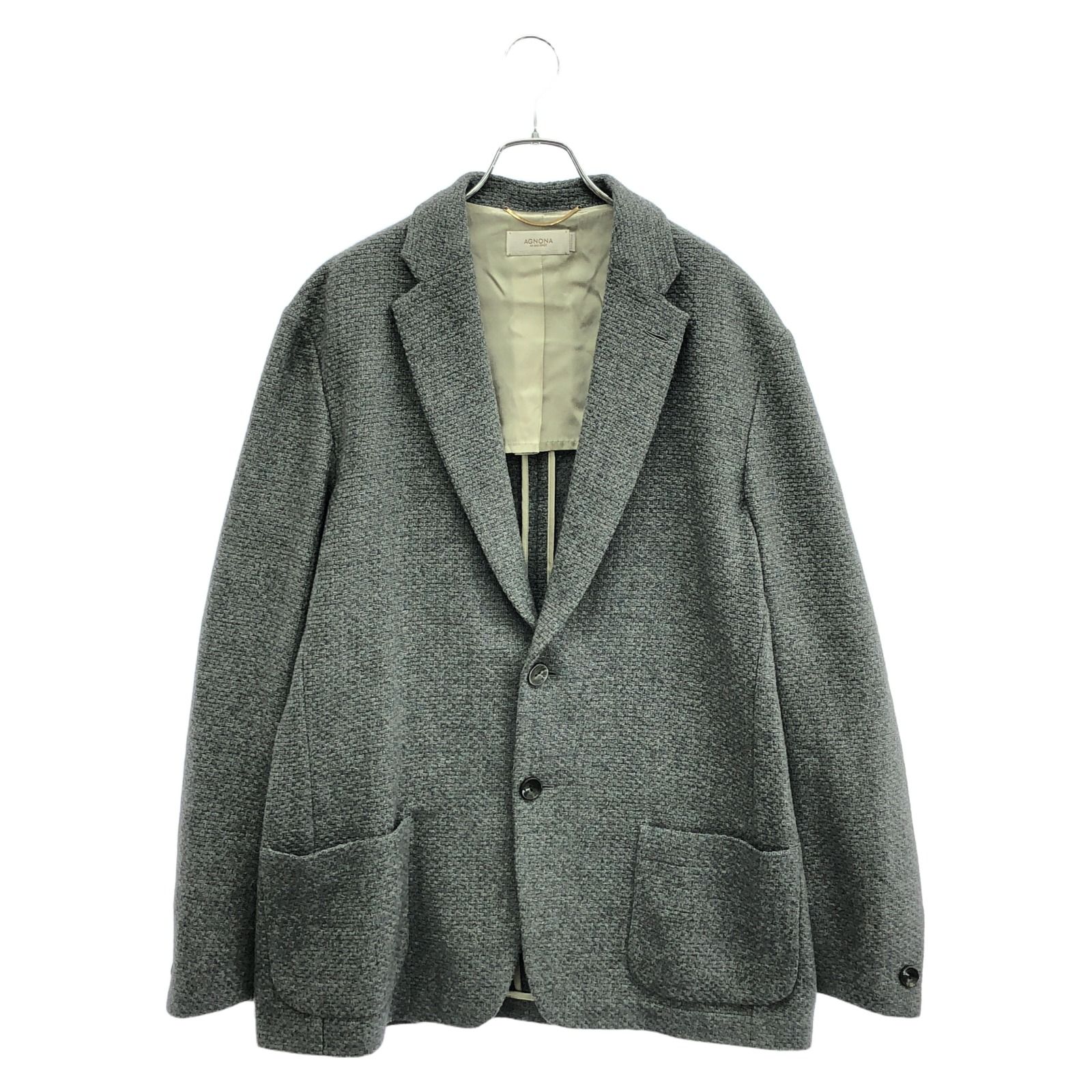 アニオナ Agnona その他ジャケット ジャケット グレー カシミヤ ジャケット メンズ Used A