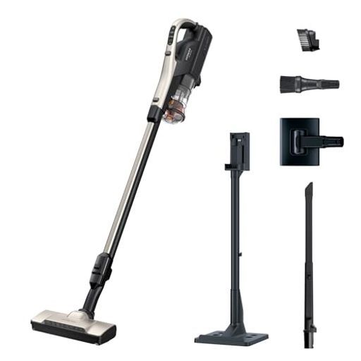 日立掃除機パワかるスティックコードレススティッククリーナーPV-BL50LNライトゴールド日本製軽量1.4kg自走式ハンディクリーナースタンド付き
