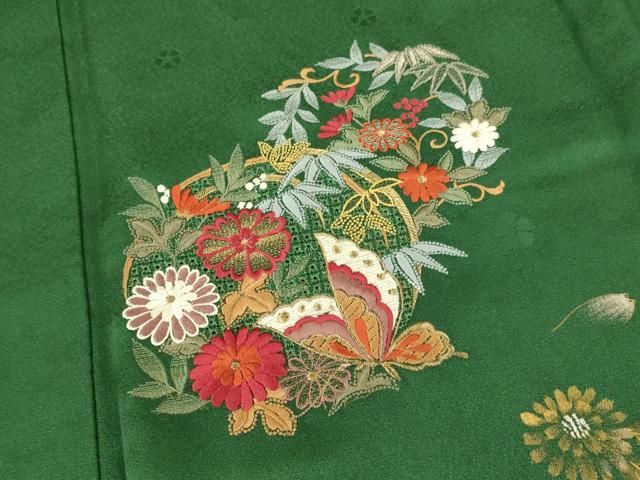 平和屋着物▽中国三大刺繍 スワトウ刺繍 汕頭刺繍 総刺繍 振袖