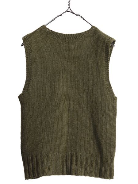 【40s】アメリカンレッドクロス ニットベスト ヴィンテージ / ミリタリー お得なクーポン配布中!】 40s ☆ アメリカン レッドクロス ウール