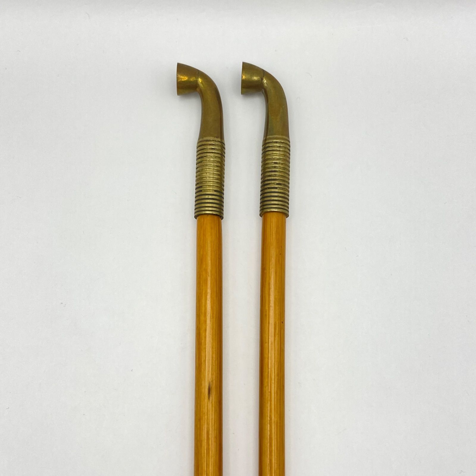 煙管 一双 糸目 紙箱入 茶道具 茶器 莨盆 キセル 伝統工芸品