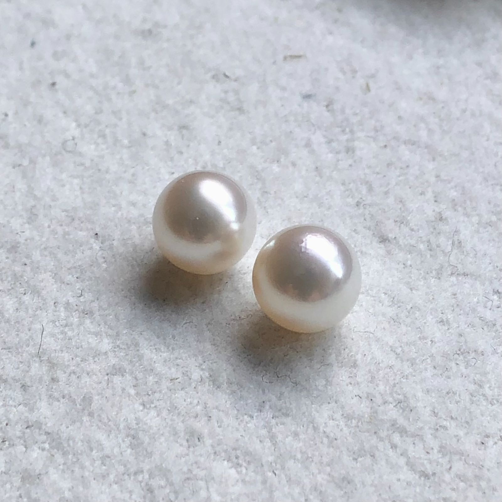 アコヤ真珠 -24- 8.0mm-8.5mm ピアス K18YG