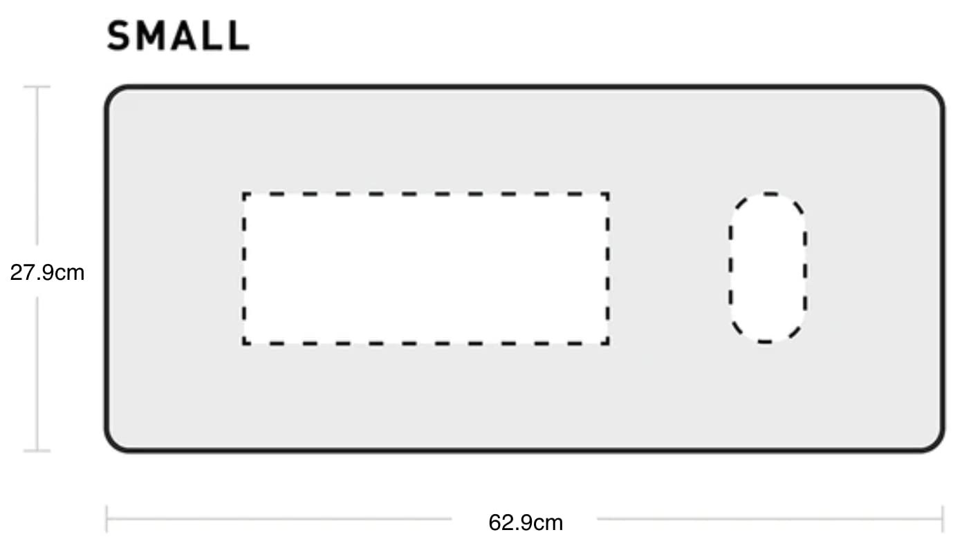 激安特価で販売中！ GROVEMADE グローブメイド ウール デスクマット デスクパッド 27.9cm x 62.9cm 厚さ3.5mm S ダークブラック ダークブラック S