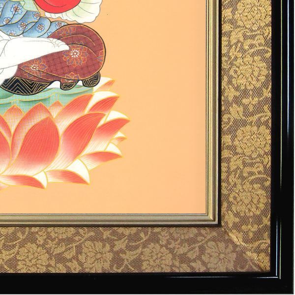 仏画 色紙額 「文殊菩薩」 複製仏画 武藤純一／筆 開運十二支御守本尊