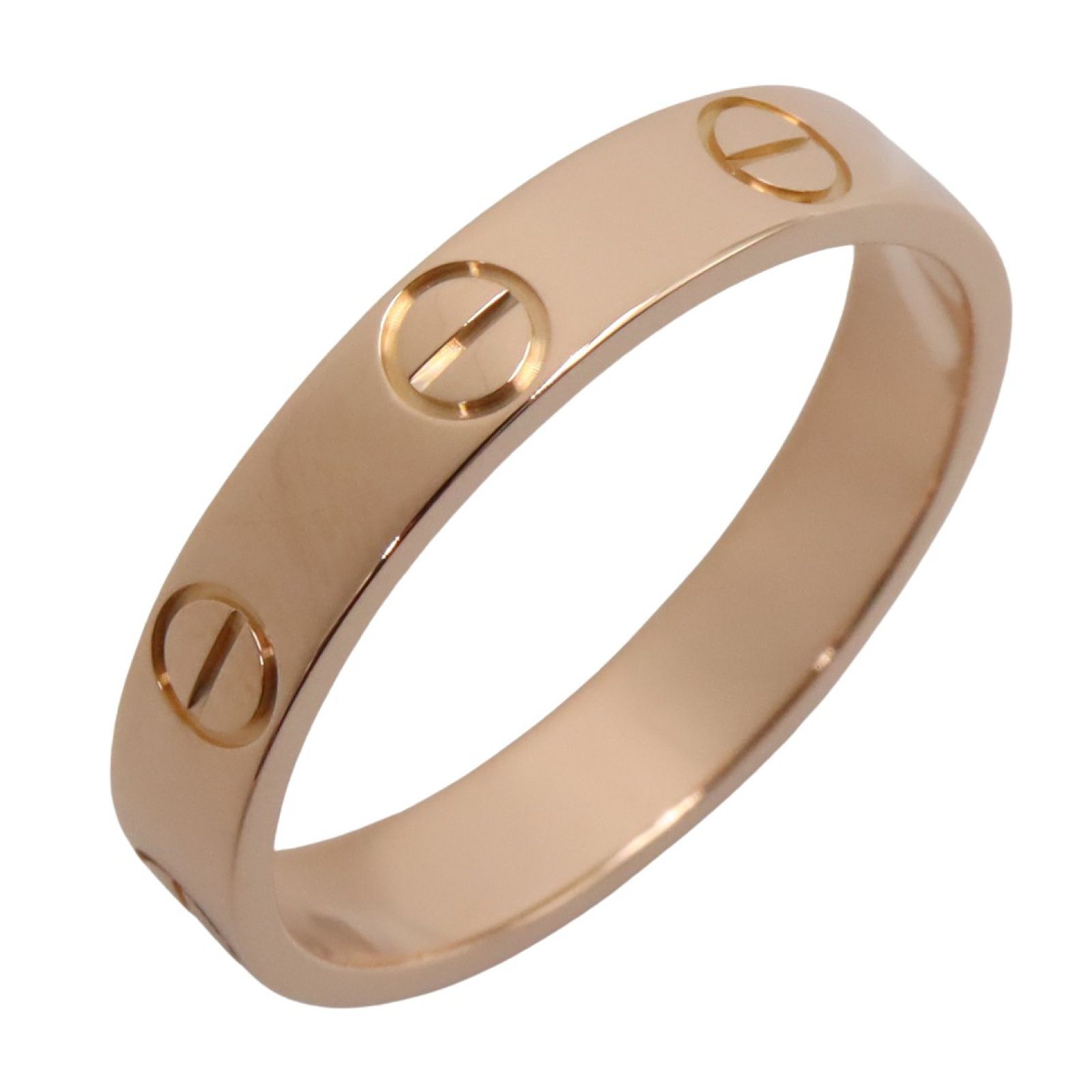 カルティエ CARTIER リング 指輪 ミニラブ リング K18PG ピンクゴールド ミニラブ リング レディース Used A