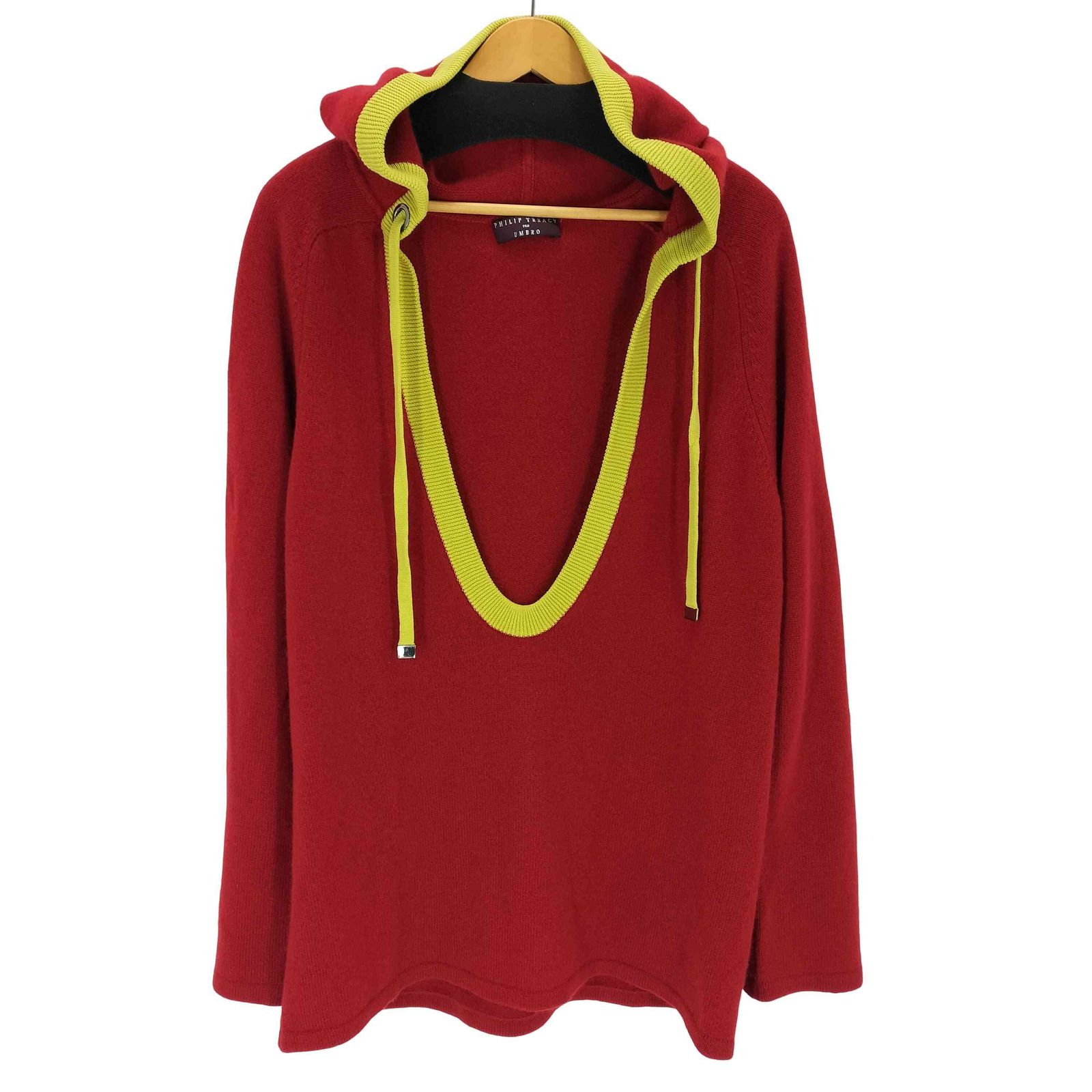 ユーズドフルギ USED古着 philip treacy for umbro カシミアニットパーカー メンズ 表記無 
