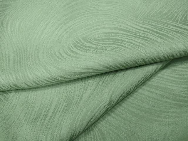 平和屋着物□上質な色無地 草花地紋 薄緑色 正絹 逸品 DABA3116qa