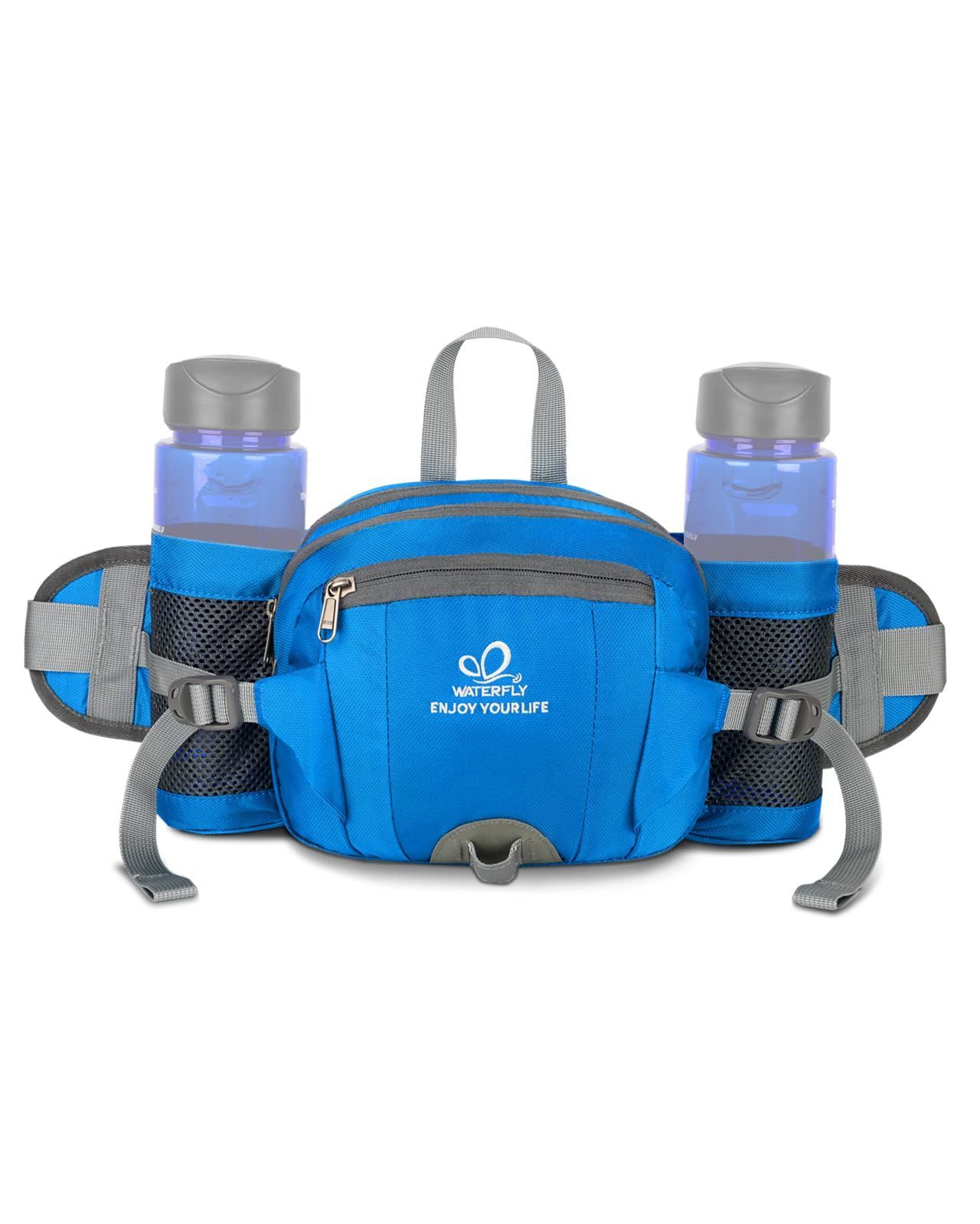 【在庫セール】ボディバッグ 大容量 軽量 多機能 メンズ 水筒ポーチ付き ワンショルダーバッグ ウェストポーチ レディース ウエストバッグ WATERFLY(ウォーターフライ)