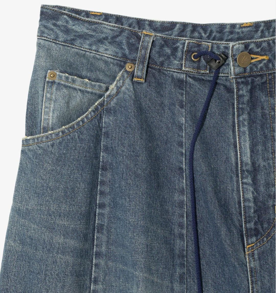 正規品 LHP NEEDLES ニードルズ デニム素材 ヴィンテージ感 ロング 
