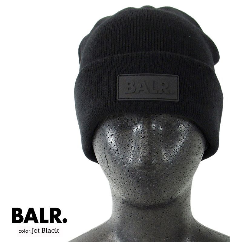 BALR. ボーラー Ash Rib Beanieウール混ニットキャップ 男女兼用