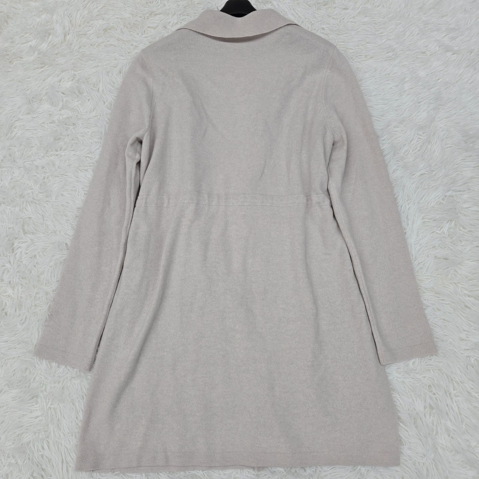 レリアン ニットジャケット カーディガン カシミヤ混 イタリア製糸使用