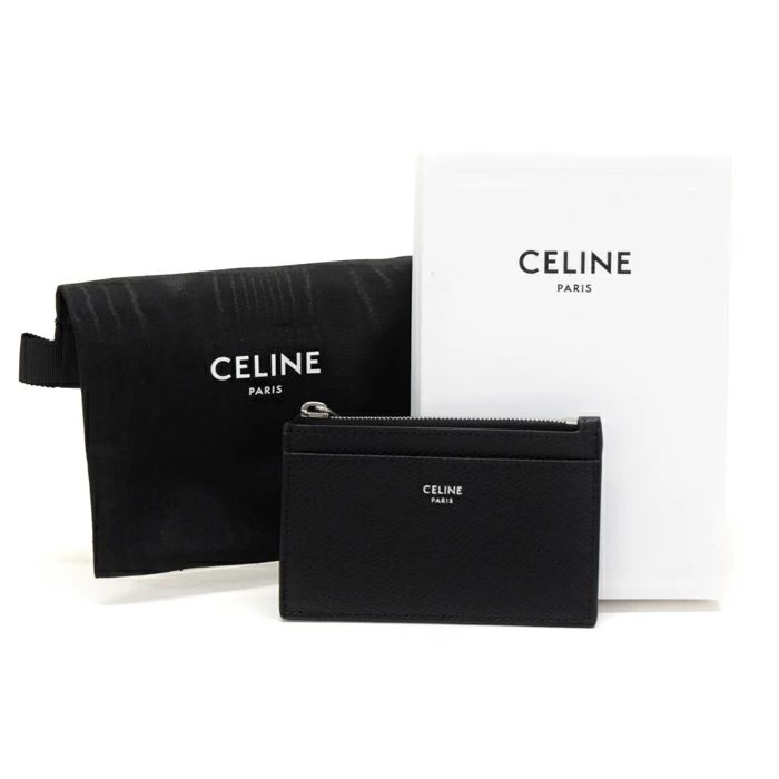 セリーヌ CELINE ジップ付き カードホルダー カーフスキン セリーヌ CELINE ジップ付き カードホルダー カーフスキン