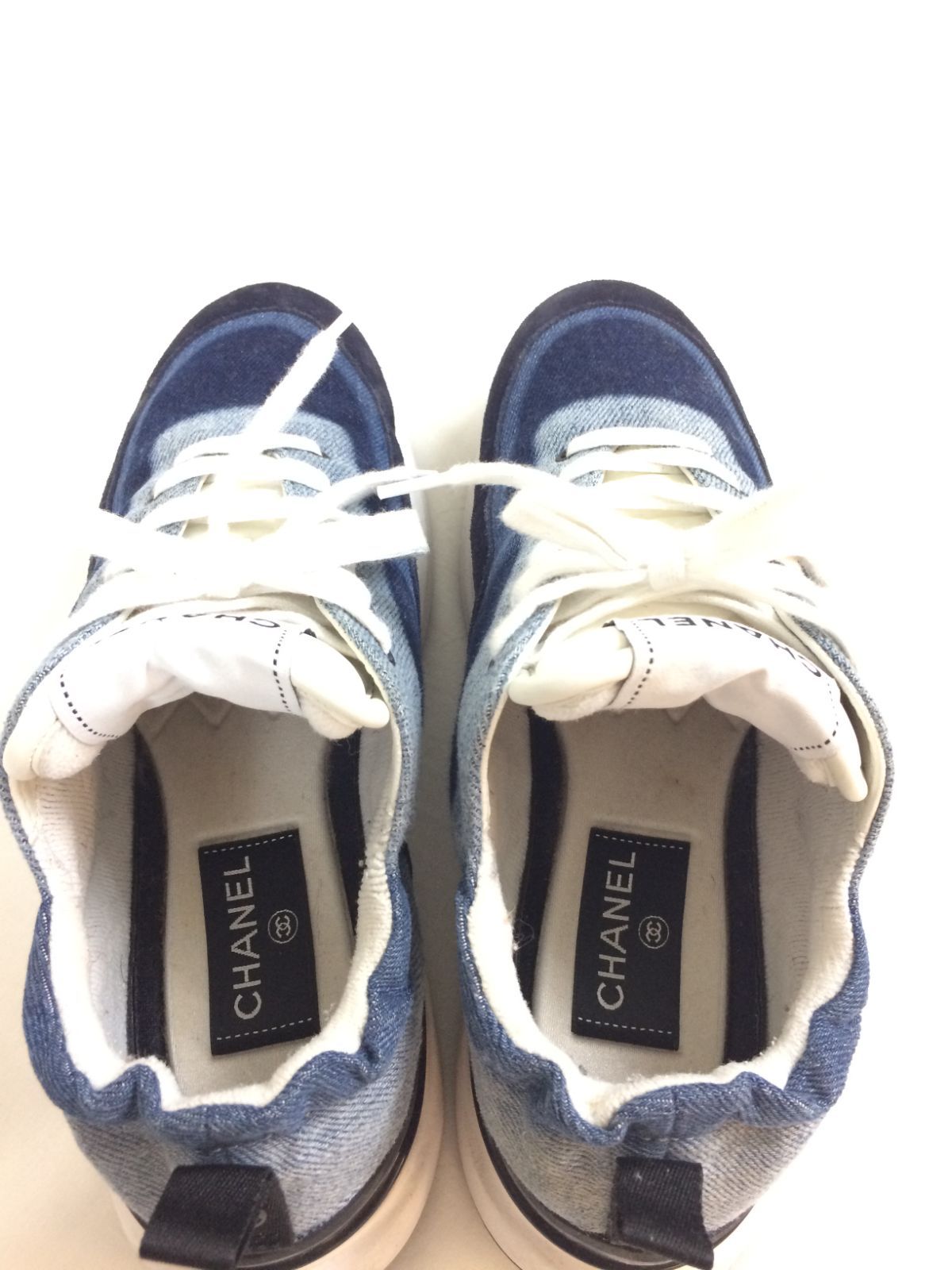 シャネル　靴　スニーカー　ココマーク　茶色　ドライビングシューズ　ひも靴　靴 シャネル 靴 スニーカー ココマーク 茶色 ドライビングシューズ ひも靴