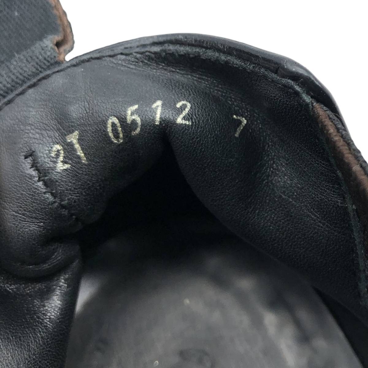 古着 プラダ PRADA ストレートチップ サイドゴアブーツ イタリア製 7  