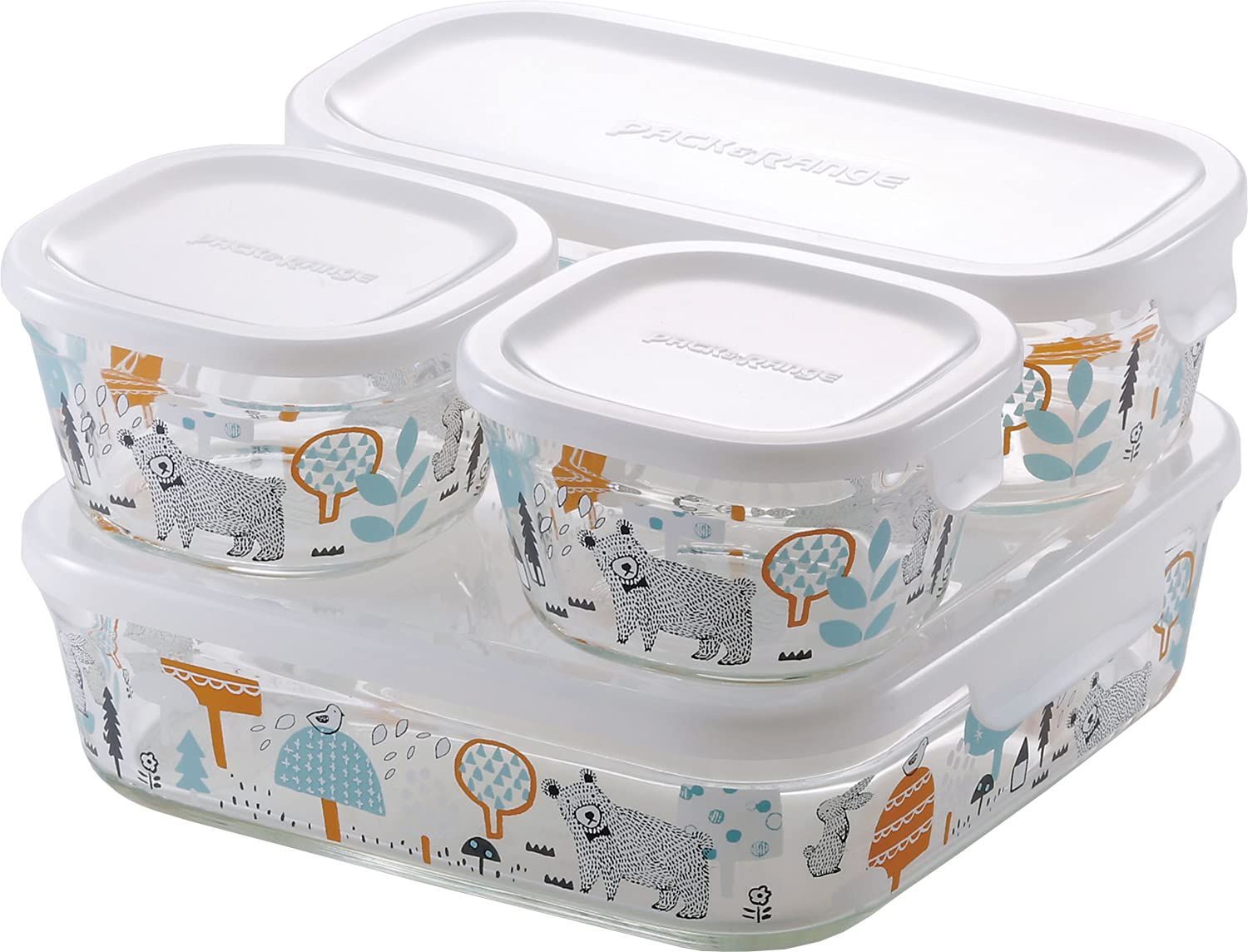 【新品】iwaki パイレックス　7箱セット 8個　耐熱ガラス　レンジ OK　赤 新品】iwaki パイレックス 7箱セット 8個 耐熱ガラス レンジ OK 赤