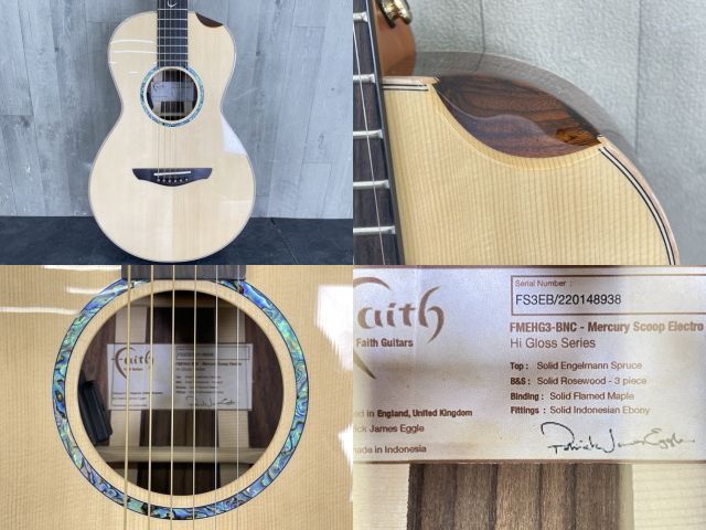 Faith FS3EB アコースティックギター 【中古】 美品 エレアコ Hi Gloss