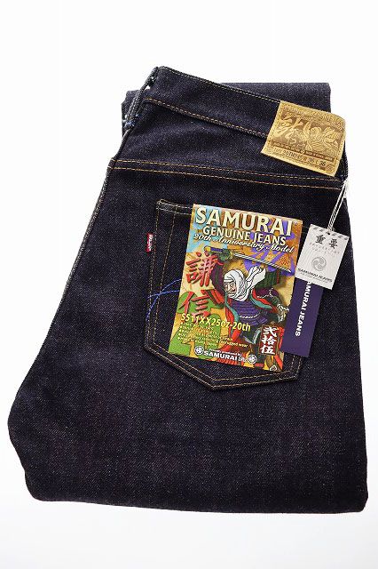 サムライジーンズ SAMURAI JEANS 糊付き 25oz W36 S511XX25OZ-20TH 18SS 毘沙門天 上杉謙信 20周年 記念 モデル 20th 謙信 デニムパンツ ジーンズ 生デニム インディゴ ● 250519