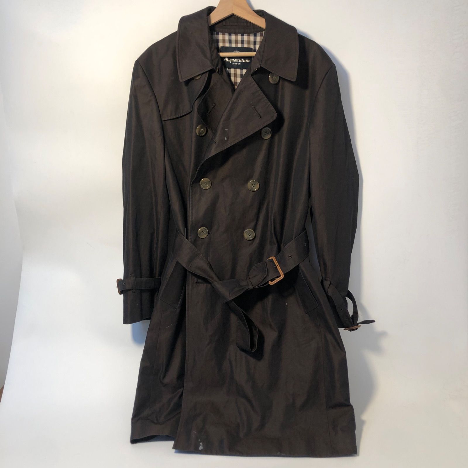 Aquascutum ブラウン トレンチコート　6 美品 楽天市場】◇Aquascutum アクアスキュータム◇定価143,000円