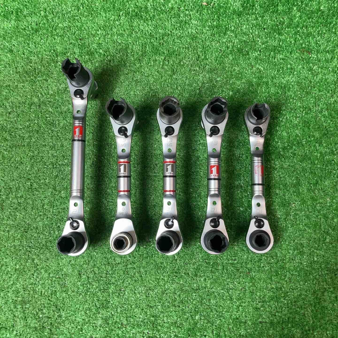 マストツール musttool スイベルグリップ ノンスリップレンチ 計5本セット NSS6S NSS8 NSS8S NSS11S×2本 岩槻店