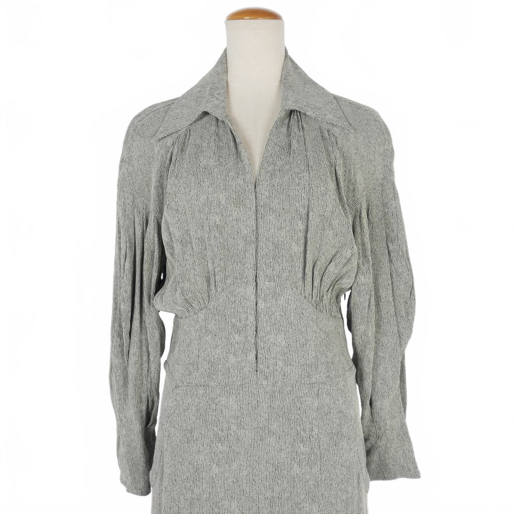 ワンピース mrcao マメクロゴウチ Mame Kurogouchi ワンピース ドレスワンピース 7分袖