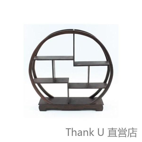 ￼お値下げ♪中国茶器　飾り棚　木製円形棚 彫刻装飾付き Amazon｜中国茶器棚 丸形 丸型 中国茶器 棚 小 飾り棚 中国家具
