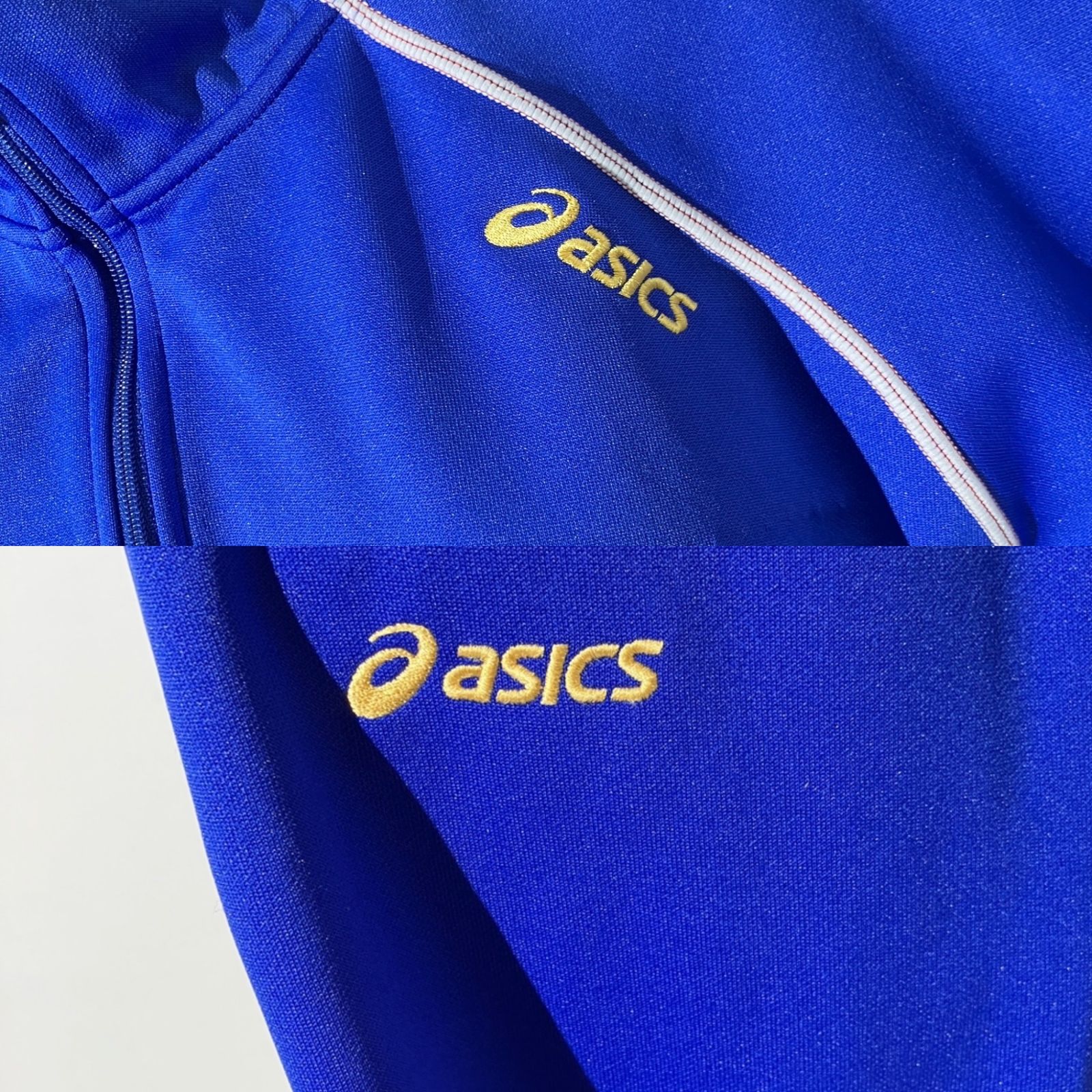 セットアップ】asics アシックス ジャージ セットアップ 刺繍