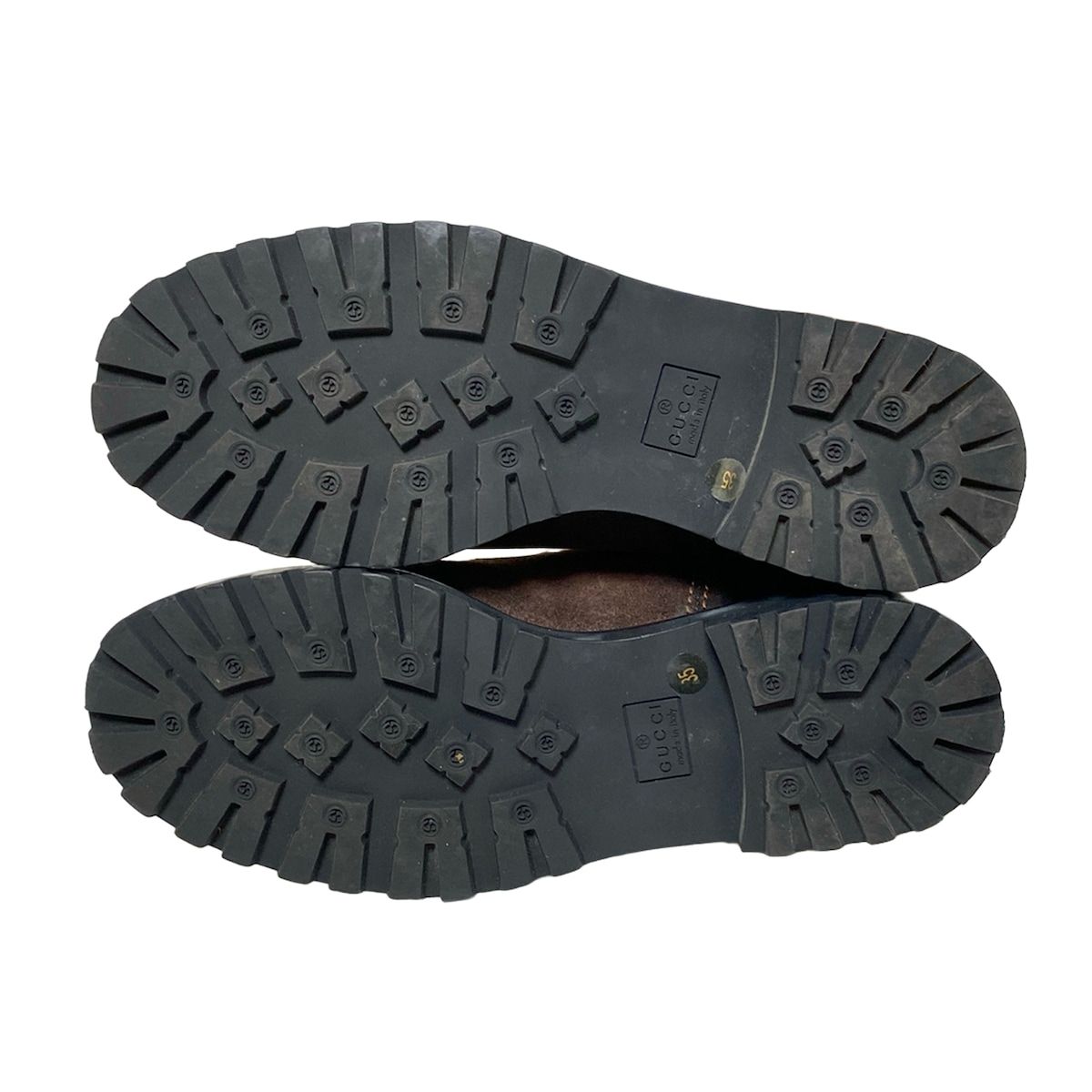 GUCCI グッチ ロングブーツ 35 レディース - ダークブラウン WWW_MORNINGWALKER_COM