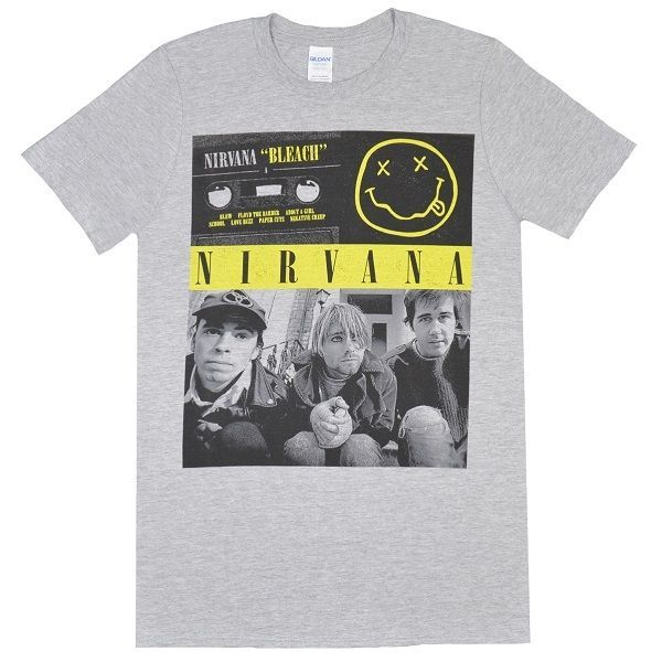 NIRVANA ニルヴァーナ Bleach Cassettes Tシャツ
