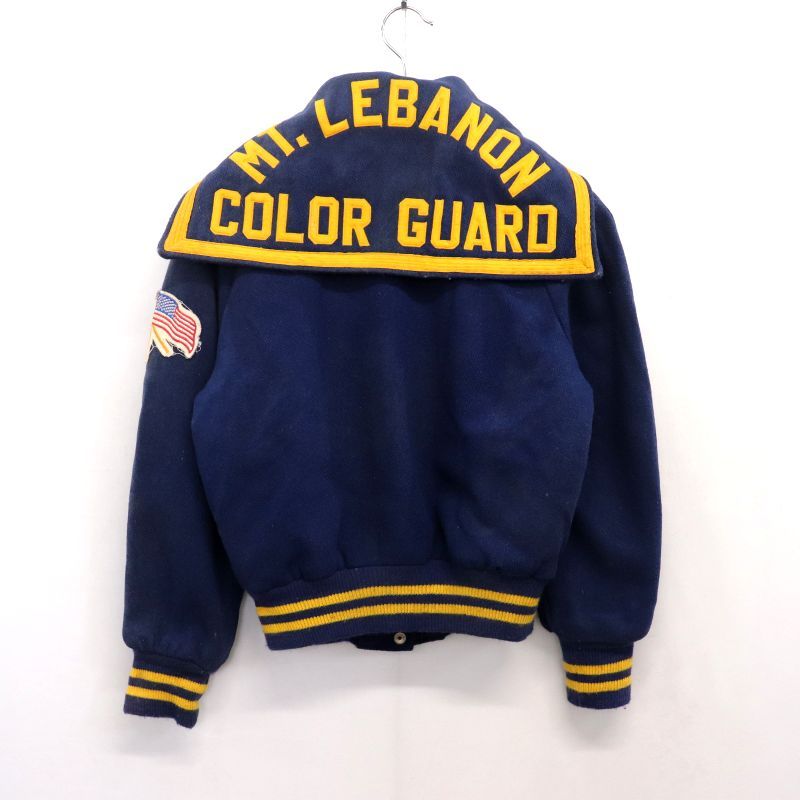 60s vintage セーラー チェーンステッチ ウール スタジャン レディース