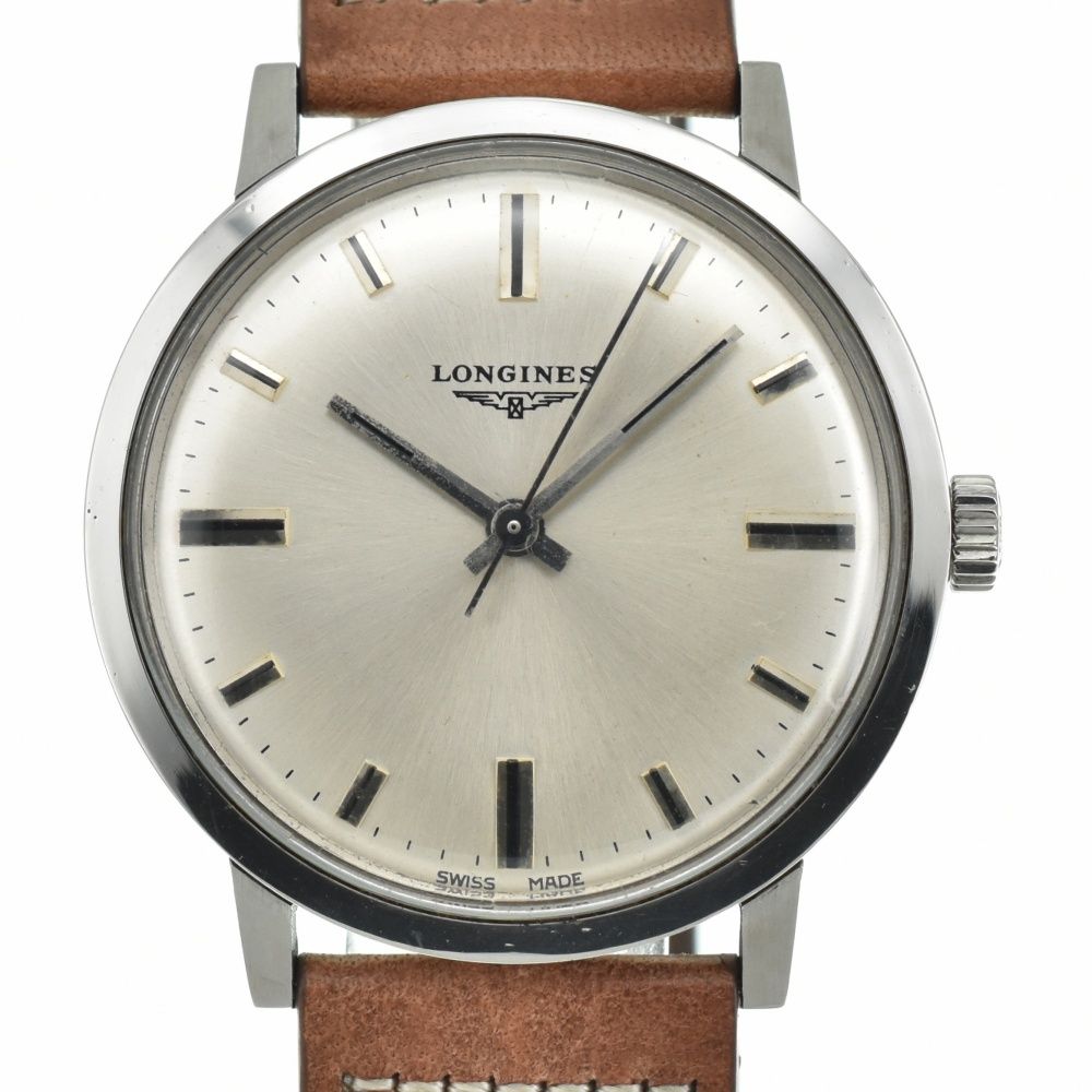 LONGINES ロンジン ヴィンテージ 手巻き スモセコ ローマン シルバー