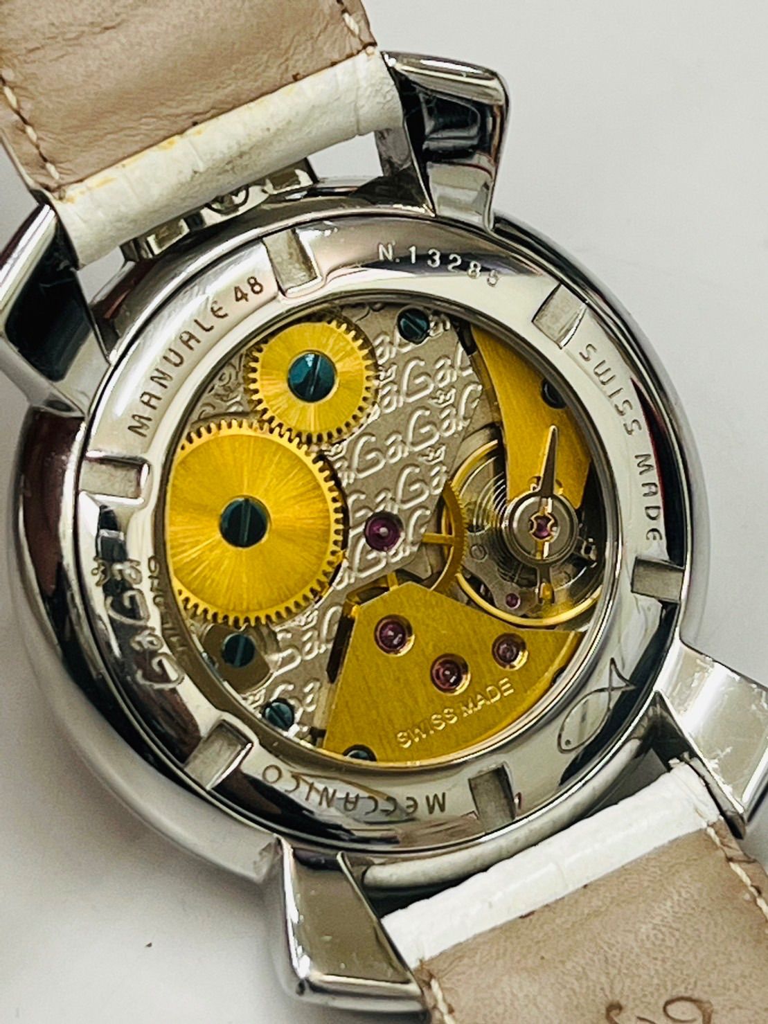 ガガミラノ マヌアーレ48MM スモールセコンド 5010.01S 手巻 メンズ ...